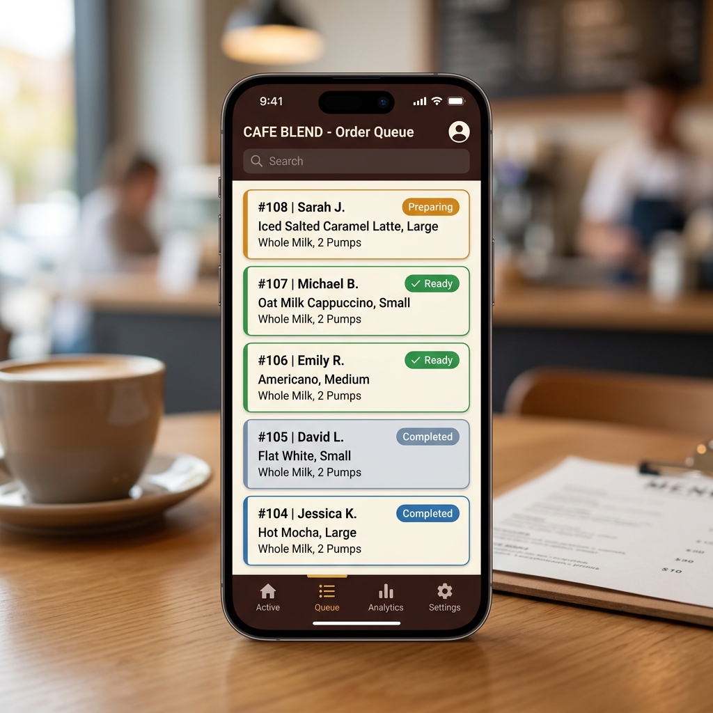 BrewFlow queue management